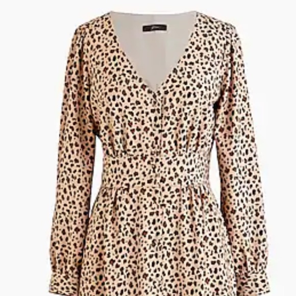 NWT J Crew Dress in Leopard - Picture 4 of 4
